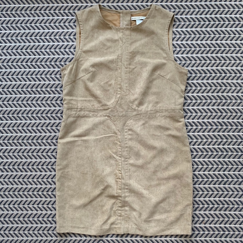 Vegan suede Vintage mini dress